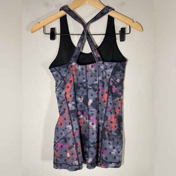 Lululemon Kanto Catch Me Tank Windy Blooms Regal Plum Multi size 6 - Picture 6 of 9